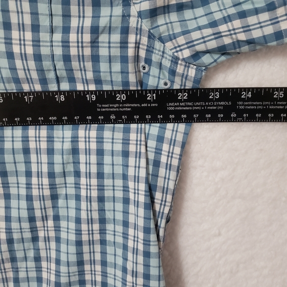 🚫SOLD🚫Duck camp vented plaid button down shirt caped breathable mens Large - Picture 11 of 14